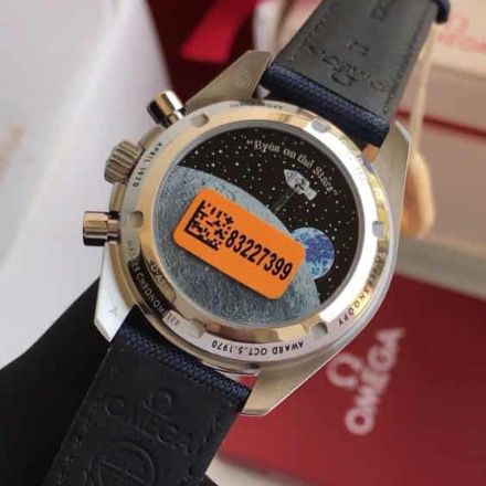 Omega Speedmaster Silver Snoopy Award 50th Anniversary Edition Swiss ETA Automatic Mens Watch