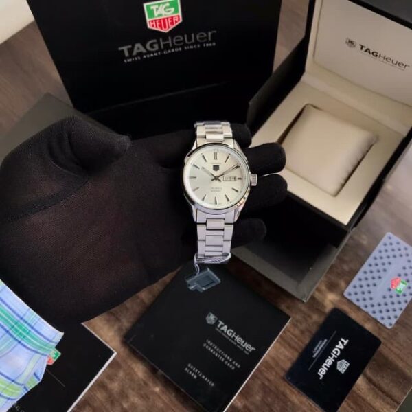 Tag Heuer Calibre 5 Stainless Steel White Dial Automatic Master Quality Mens Watch
