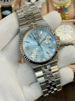 WhatsApp Image 2026-07-15 at 17.03.49 Rolex Land-Dweller Platinum Ice Blue Honeycomb Dial