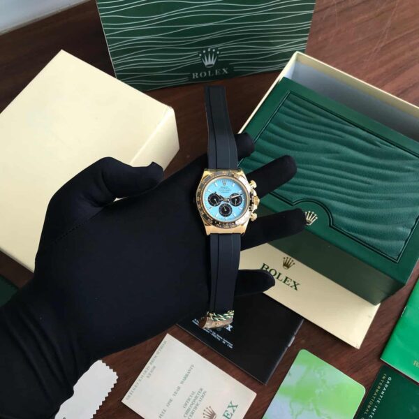 ce29ac70-eab9-4b26-9b00-8d5b69082927-compressed Rolex Cosmograph Daytona Turquoise Blue Dial Men’S Watch