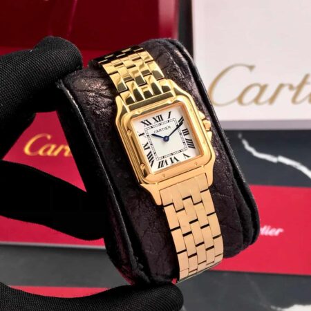Panthere De Cartier Gold White Dial Premium Women’s Watch