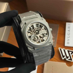 Bvlgari Octo Finissimo 40MM Skeleton Grey Dial Automatic Men’s Watch
